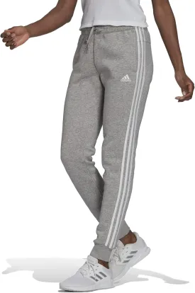 adidas Women's Plus Size Essentials Fleece Tapered Cuff Pants