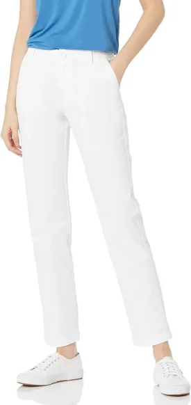Amazon Essentials Women's Slim Fit, Straight Leg Stretch Twill Chino Pant