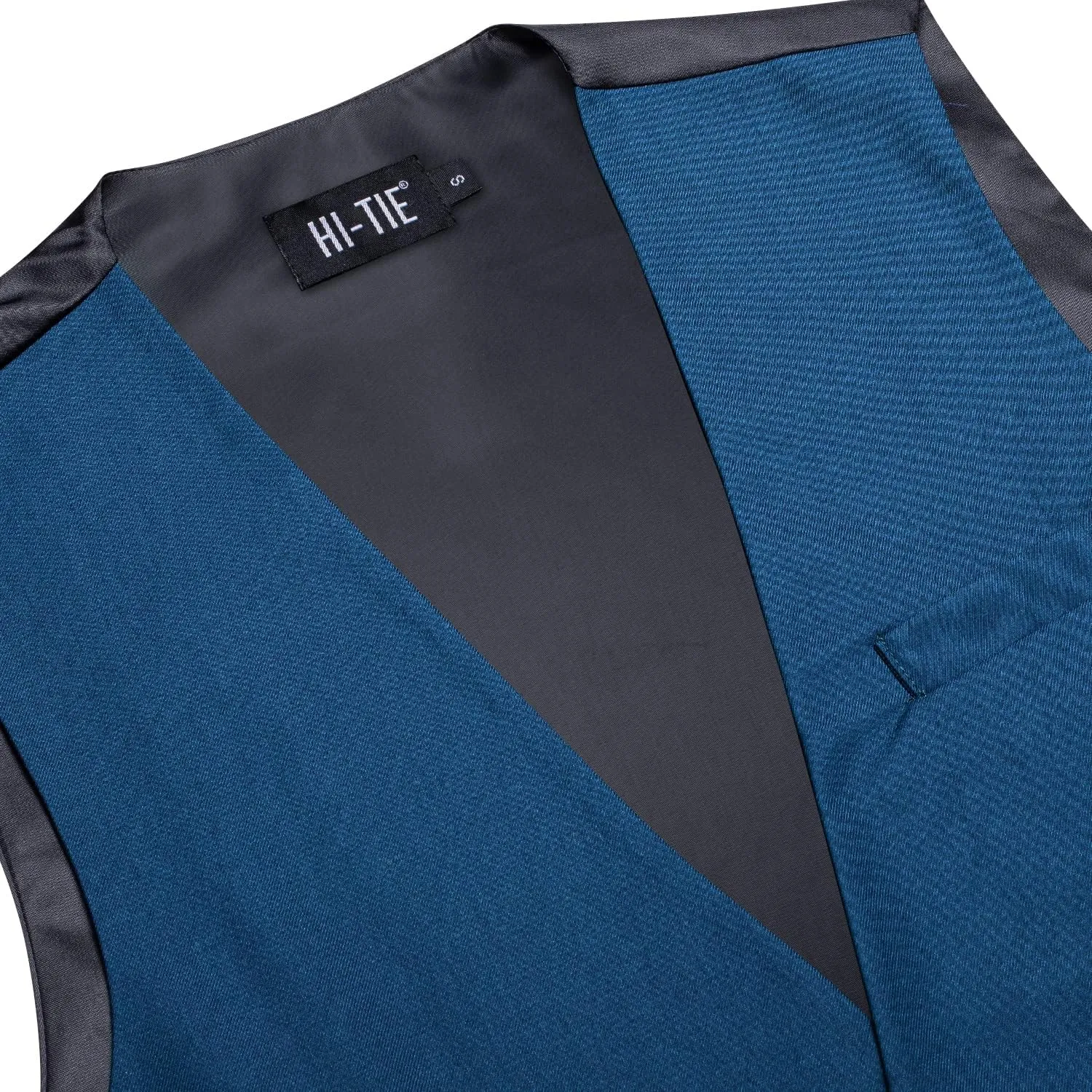Hi-Tie Suede Leather Vest for Men Western Cowboy Vest Slim Fit Sleeveless V Neck Waistcoat Casual