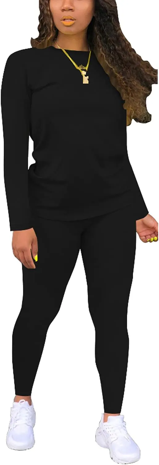 Nimsruc Two Piece Outfits For Women Casual Jogging Suit Sweatsuits Sets