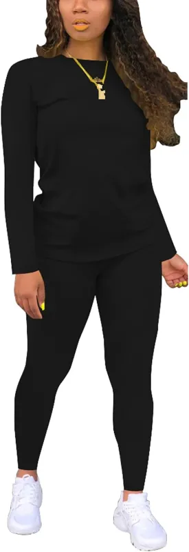 Nimsruc Two Piece Outfits For Women Casual Jogging Suit Sweatsuits Sets