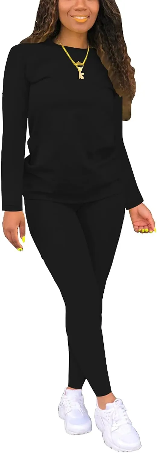 Nimsruc Two Piece Outfits For Women Casual Jogging Suit Sweatsuits Sets