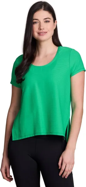 RBX Active Women's Quick Drying Gym T-Shirt with Side Vents, Breathable Mesh Workout Top with Plus Sizes