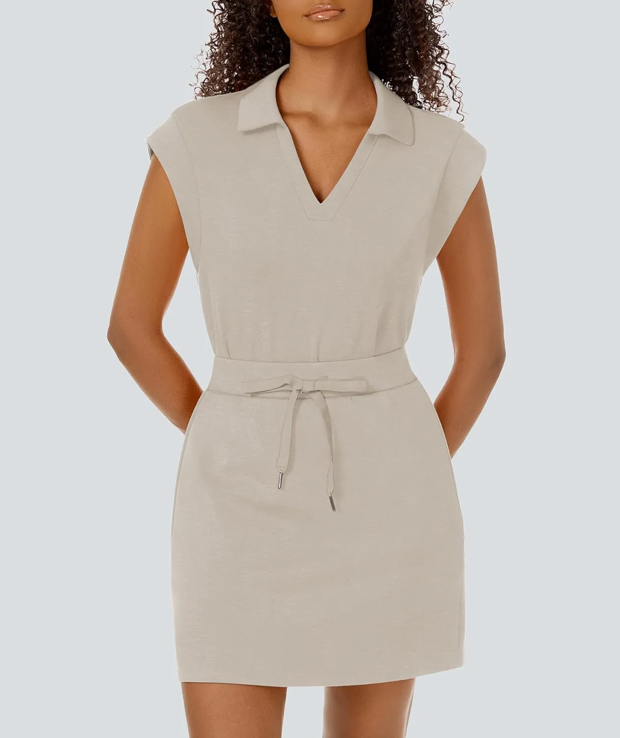 Womens Two Piece Skirt Sets Tennis Outfits Casual Cap Sleeve Lapel Shirt Summer Athletic Sport Short Skort Set