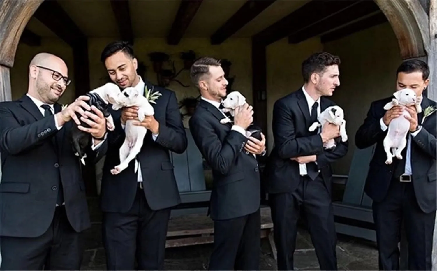Yanlu Mens 3-Piece Suit Notched Lapel One Button Slim Fit Formal Jacket Vest Pants Set for Men Country Wedding Style